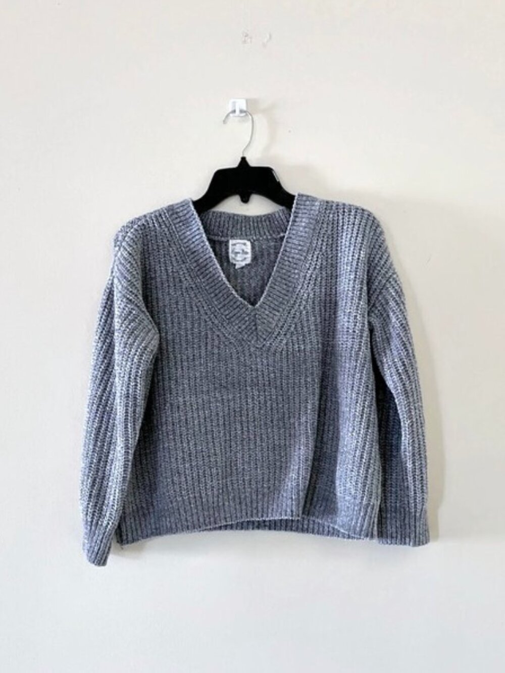 Hippie Rose Super Soft V Neck Loose Sweater